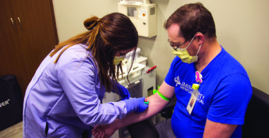 Amber Davis in Lab